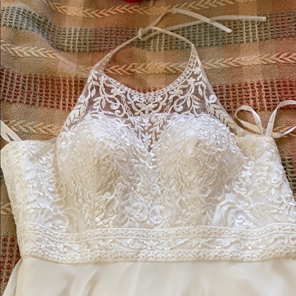 Creamy white gown
